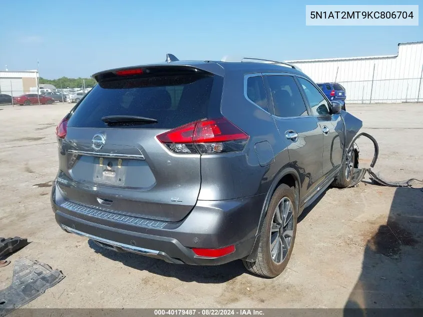 5N1AT2MT9KC806704 2019 Nissan Rogue Sl