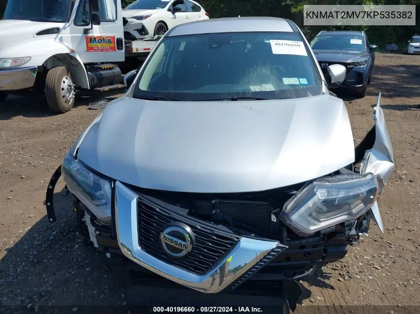 2019 Nissan Rogue S VIN: KNMAT2MV7KP535382 Lot: 40196660