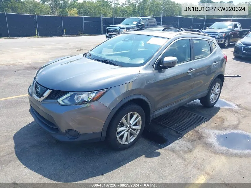 2019 Nissan Rogue Sport Sv VIN: JN1BJ1CP7KW220324 Lot: 40197226