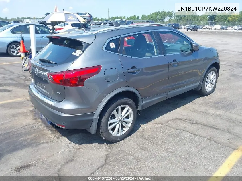 JN1BJ1CP7KW220324 2019 Nissan Rogue Sport Sv