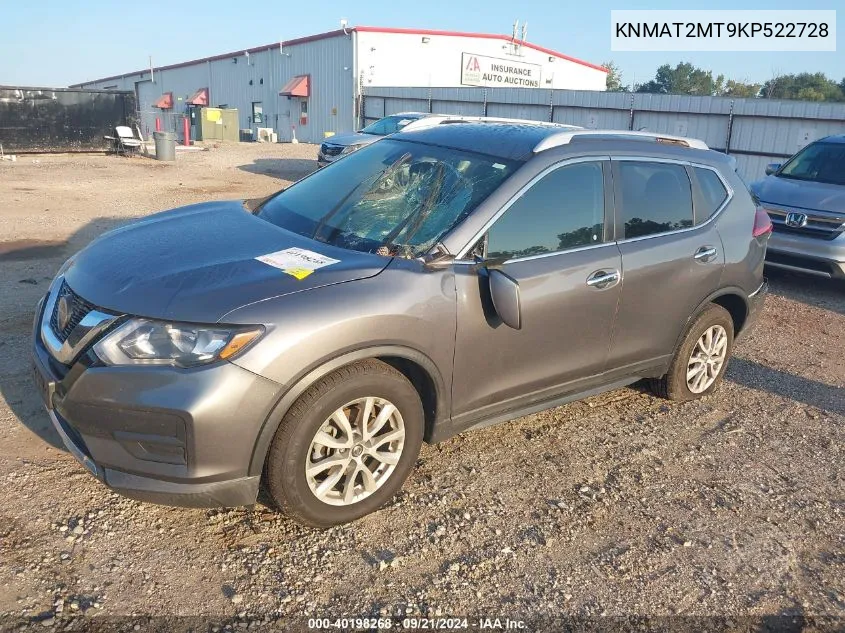 KNMAT2MT9KP522728 2019 Nissan Rogue Sv