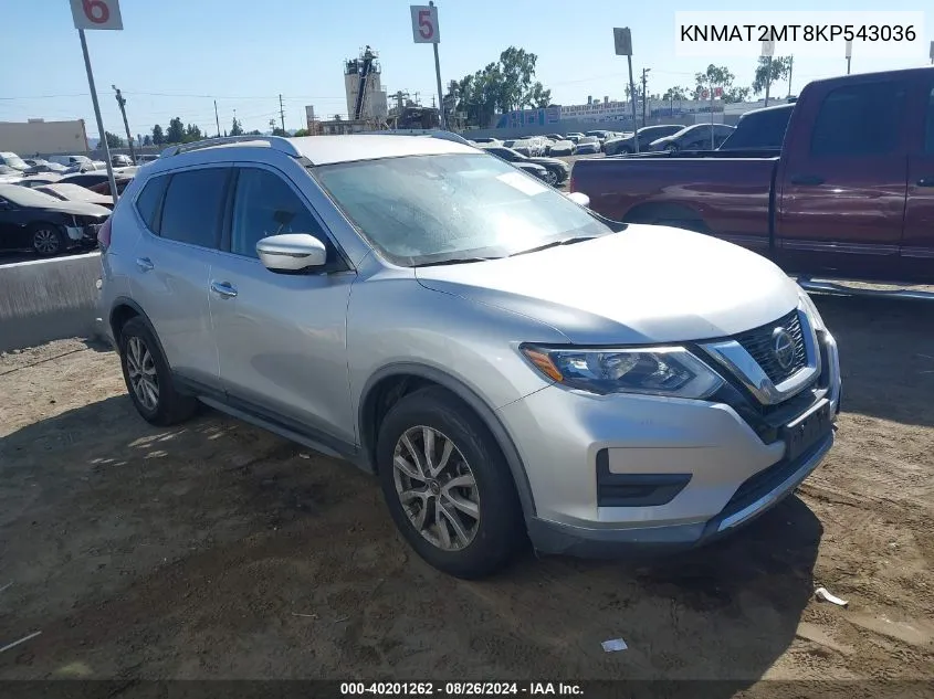 KNMAT2MT8KP543036 2019 Nissan Rogue Sv