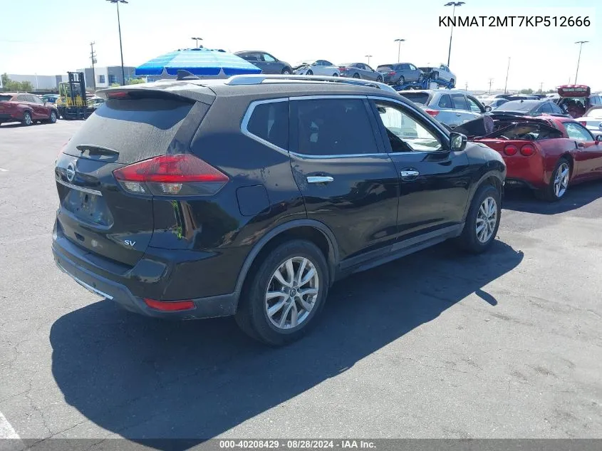 KNMAT2MT7KP512666 2019 Nissan Rogue Sv