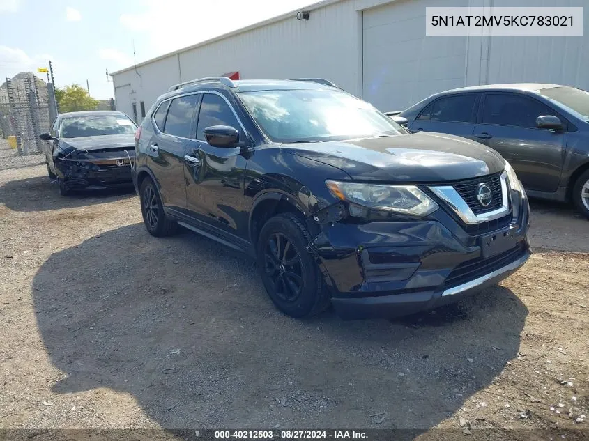 5N1AT2MV5KC783021 2019 Nissan Rogue Sv