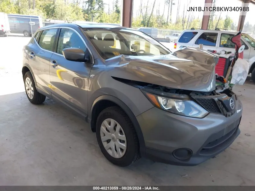 2019 Nissan Rogue Sport S VIN: JN1BJ1CR8KW340988 Lot: 40213059