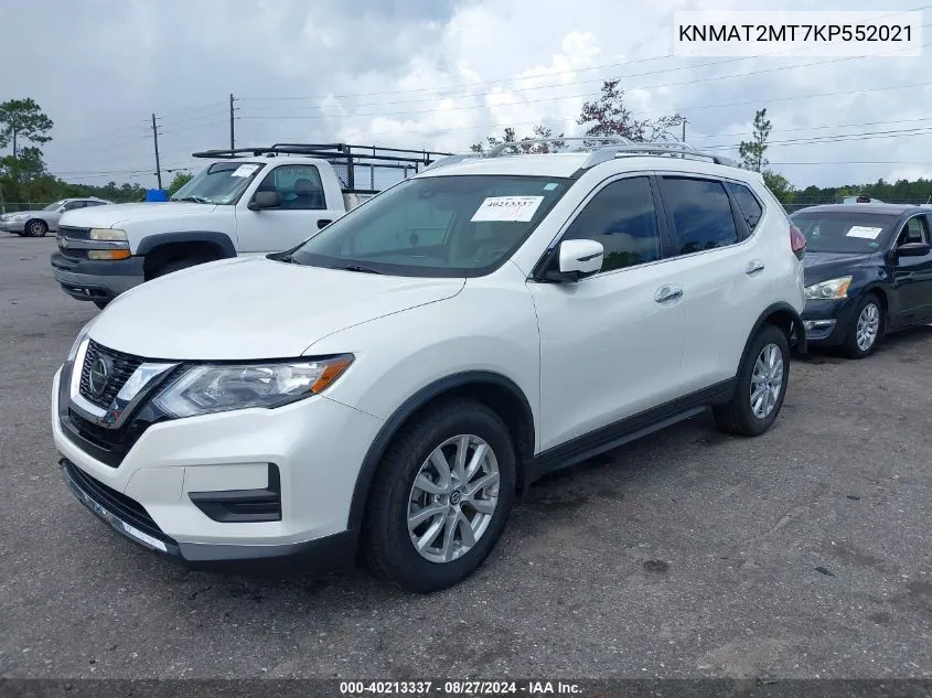 KNMAT2MT7KP552021 2019 Nissan Rogue Sv