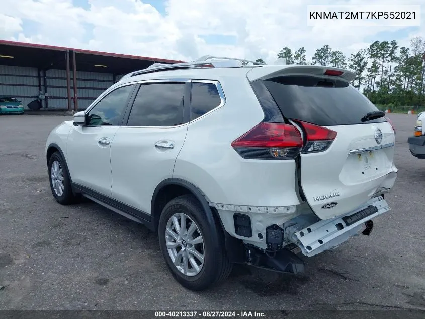 KNMAT2MT7KP552021 2019 Nissan Rogue Sv