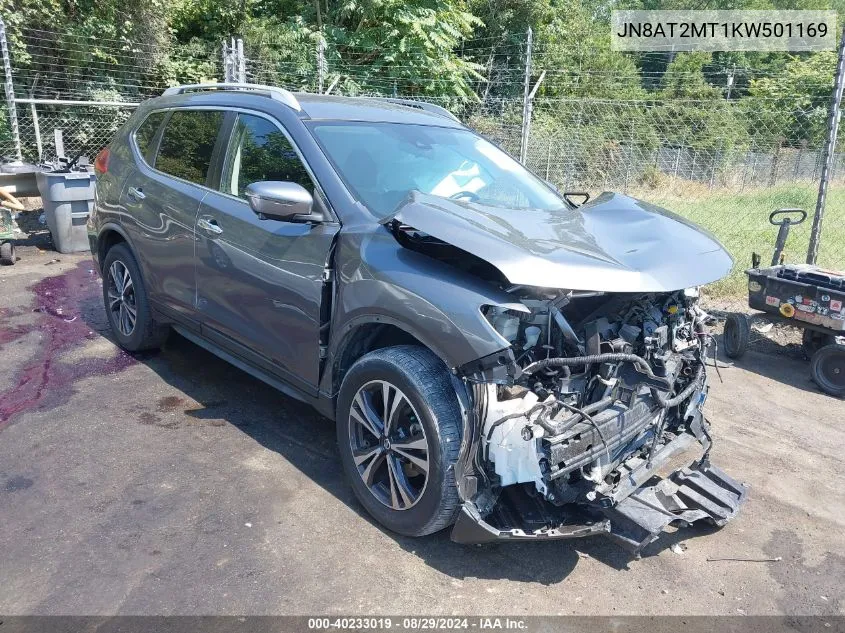 2019 Nissan Rogue Sv VIN: JN8AT2MT1KW501169 Lot: 40233019