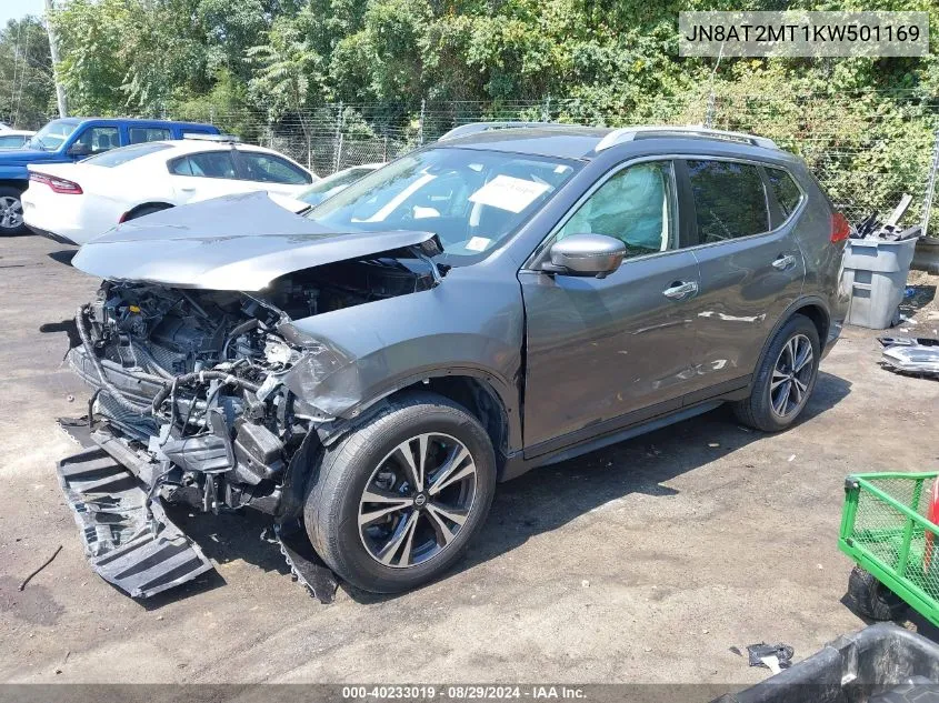 JN8AT2MT1KW501169 2019 Nissan Rogue Sv