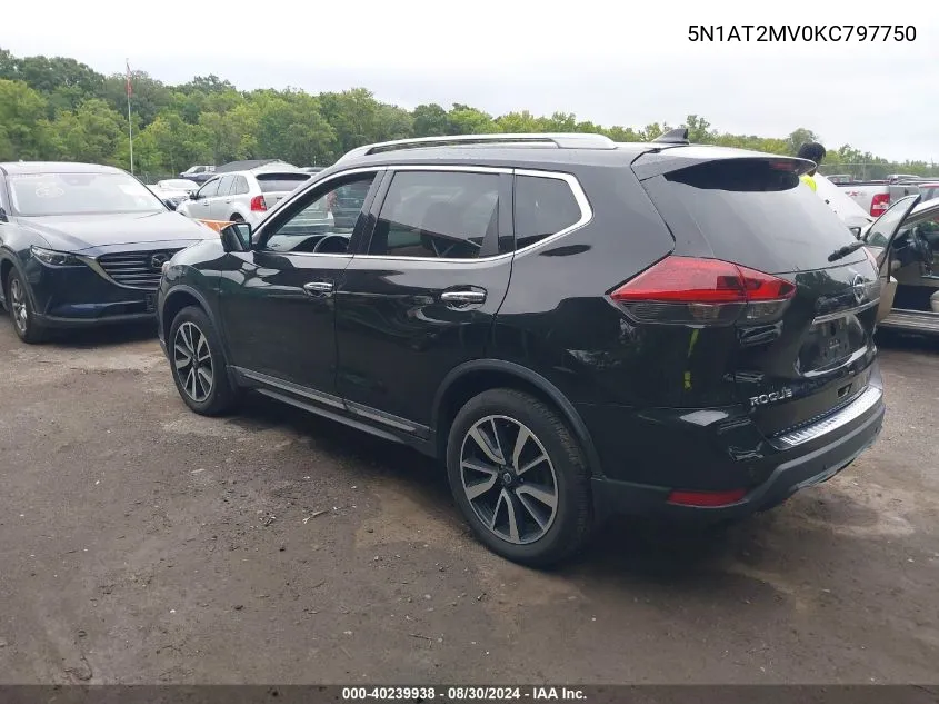 5N1AT2MV0KC797750 2019 Nissan Rogue Sl