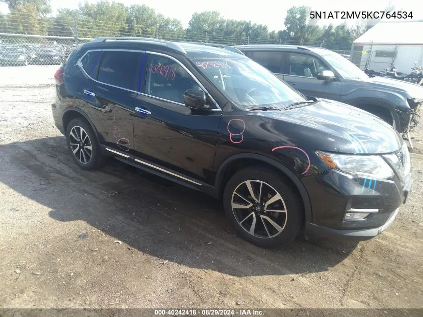 5N1AT2MV5KC764534 2019 Nissan Rogue Sl