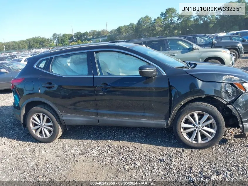 2019 Nissan Rogue Sport Sv VIN: JN1BJ1CR9KW332351 Lot: 40242858