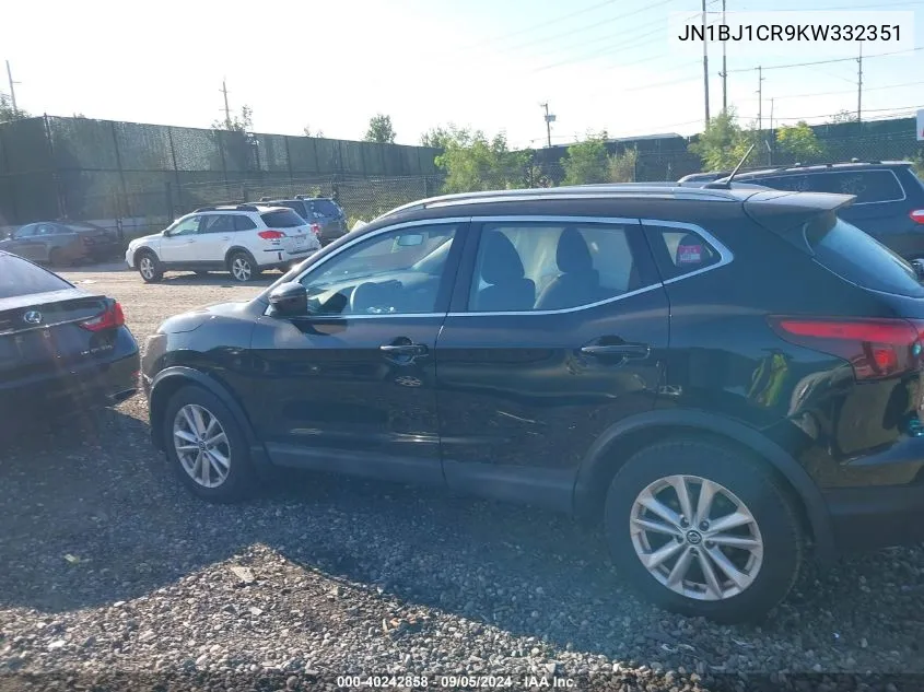 2019 Nissan Rogue Sport Sv VIN: JN1BJ1CR9KW332351 Lot: 40242858