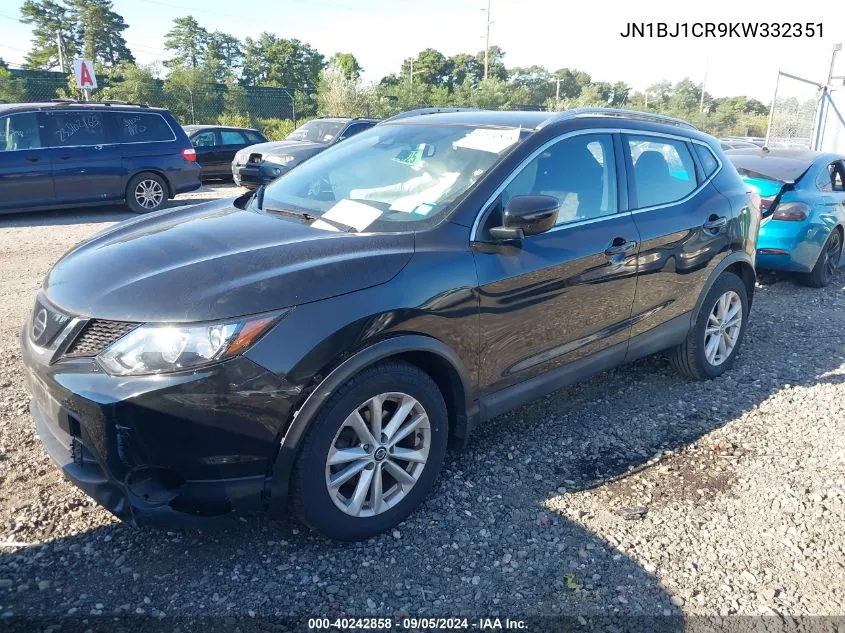 2019 Nissan Rogue Sport Sv VIN: JN1BJ1CR9KW332351 Lot: 40242858