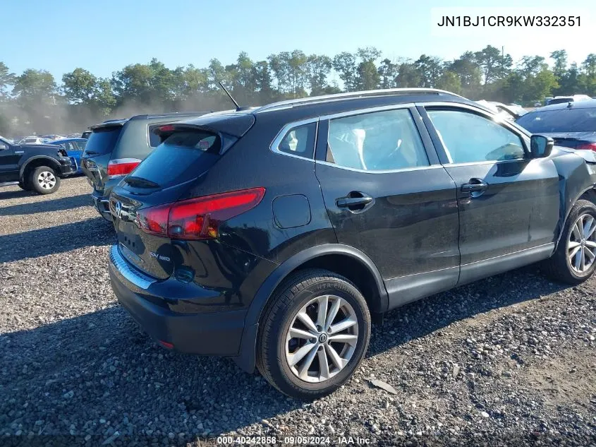 2019 Nissan Rogue Sport Sv VIN: JN1BJ1CR9KW332351 Lot: 40242858