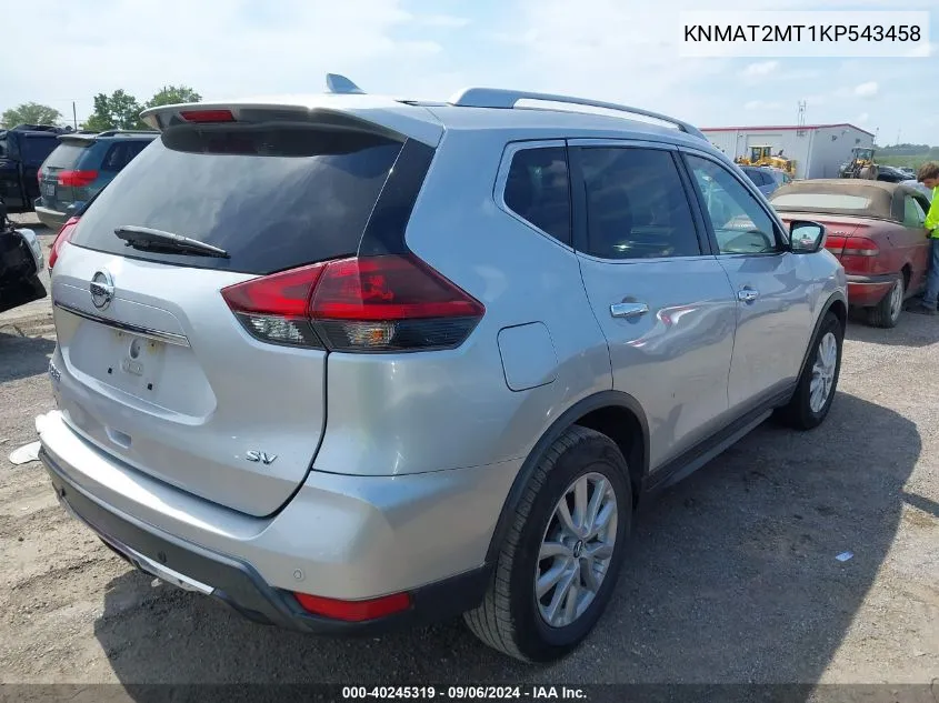 KNMAT2MT1KP543458 2019 Nissan Rogue Sv