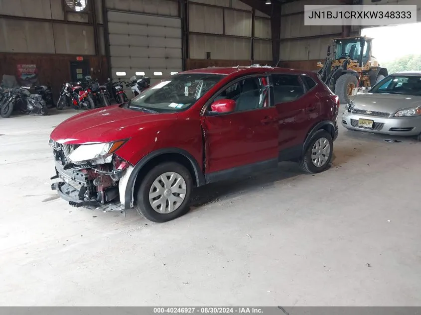 JN1BJ1CRXKW348333 2019 Nissan Rogue Sport S