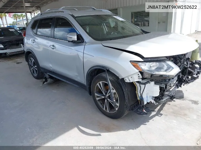 JN8AT2MT9KW252622 2019 Nissan Rogue Sv