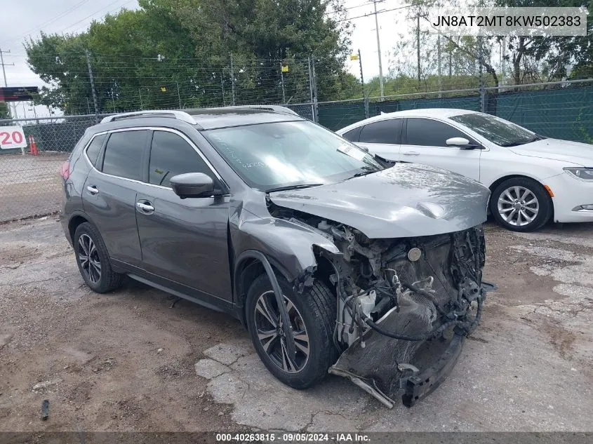 2019 Nissan Rogue S/Sv VIN: JN8AT2MT8KW502383 Lot: 40263815