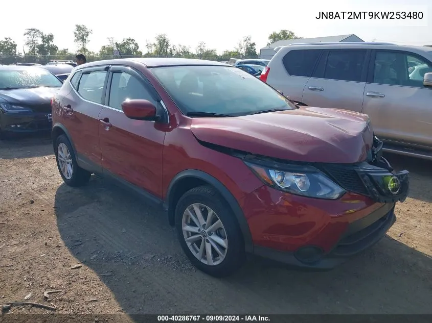 2019 Nissan Rogue Sv VIN: JN8AT2MT9KW253480 Lot: 40286767