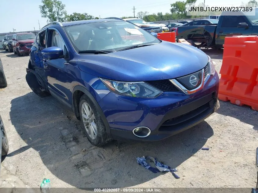 2019 Nissan Rogue Sport Sv VIN: JN1BJ1CPXKW237389 Lot: 40292057