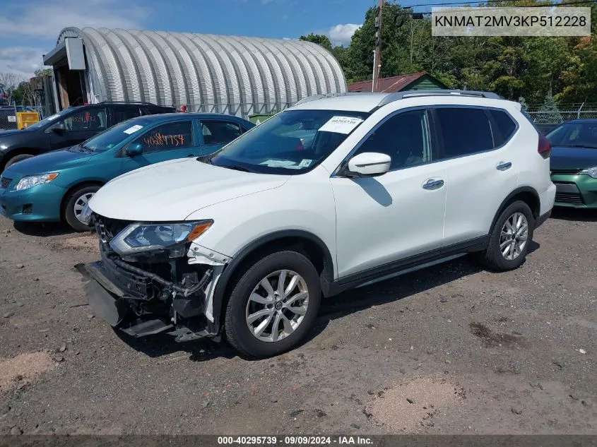 KNMAT2MV3KP512228 2019 Nissan Rogue Sv