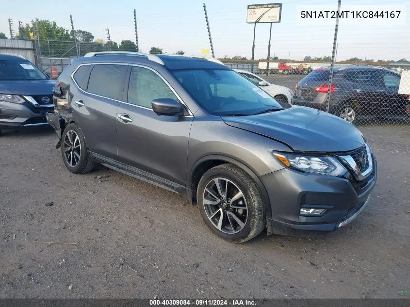 5N1AT2MT1KC844167 2019 Nissan Rogue S/Sl/Sv