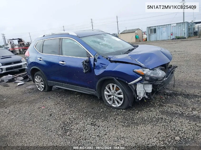 2019 Nissan Rogue S/Sl/Sv VIN: 5N1AT2MV1KC825409 Lot: 40313542