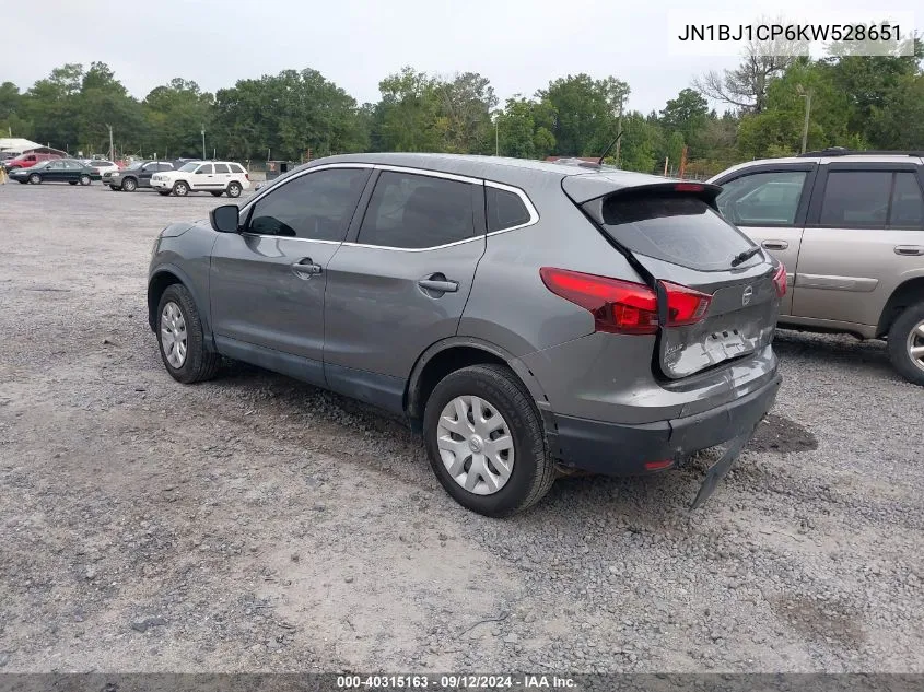 2019 Nissan Rogue Sport S VIN: JN1BJ1CP6KW528651 Lot: 40315163