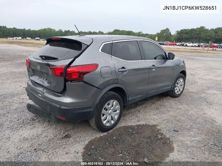 2019 Nissan Rogue Sport S VIN: JN1BJ1CP6KW528651 Lot: 40315163