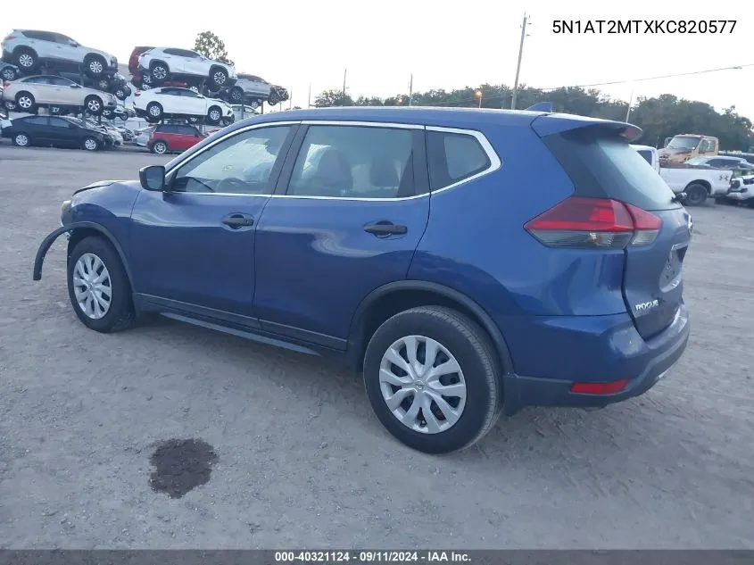 5N1AT2MTXKC820577 2019 Nissan Rogue S/Sl/Sv