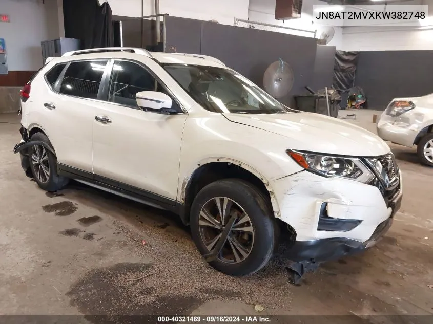 JN8AT2MVXKW382748 2019 Nissan Rogue Sv