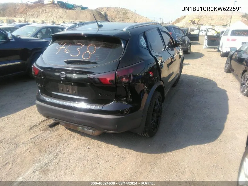 2019 Nissan Rogue Sport Sv VIN: JN1BJ1CR0KW622591 Lot: 40324638