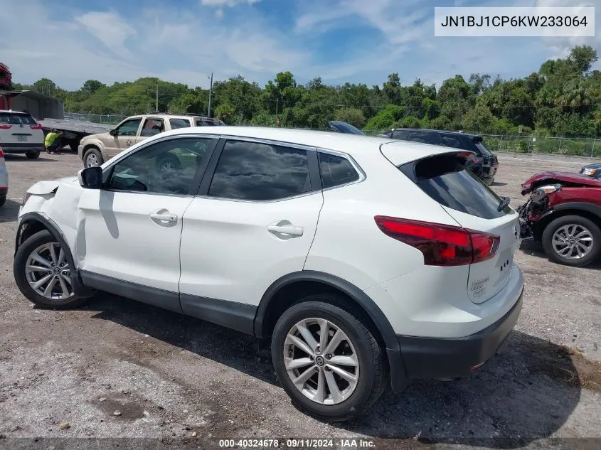 2019 Nissan Rogue Sport S VIN: JN1BJ1CP6KW233064 Lot: 40324678