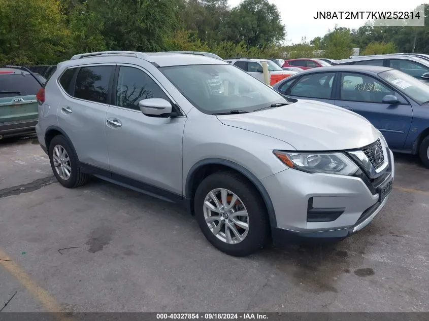 JN8AT2MT7KW252814 2019 Nissan Rogue Sv