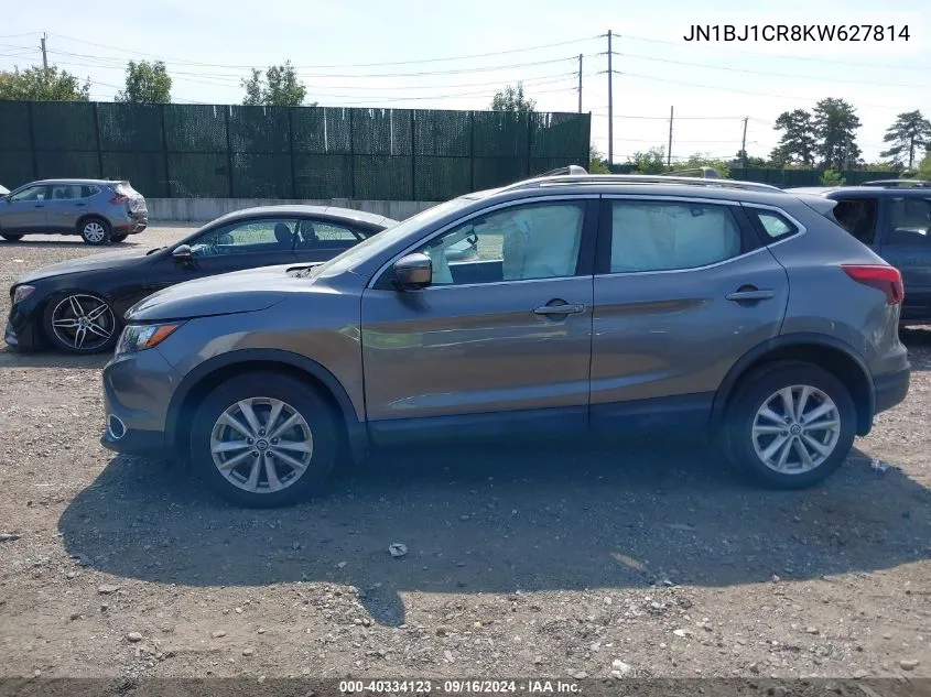 2019 Nissan Rogue Sport Sv VIN: JN1BJ1CR8KW627814 Lot: 40334123