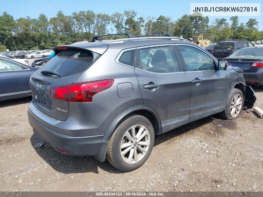 JN1BJ1CR8KW627814 2019 Nissan Rogue Sport Sv