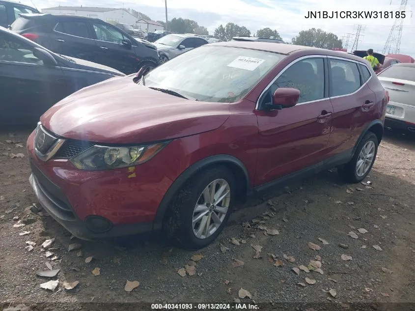 2019 Nissan Rogue Sport S/Sv/Sl VIN: JN1BJ1CR3KW318185 Lot: 40341093