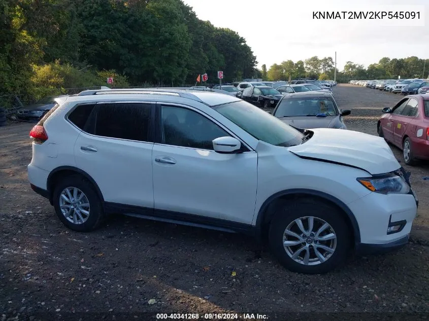 2019 Nissan Rogue S/Sv VIN: KNMAT2MV2KP545091 Lot: 40341268