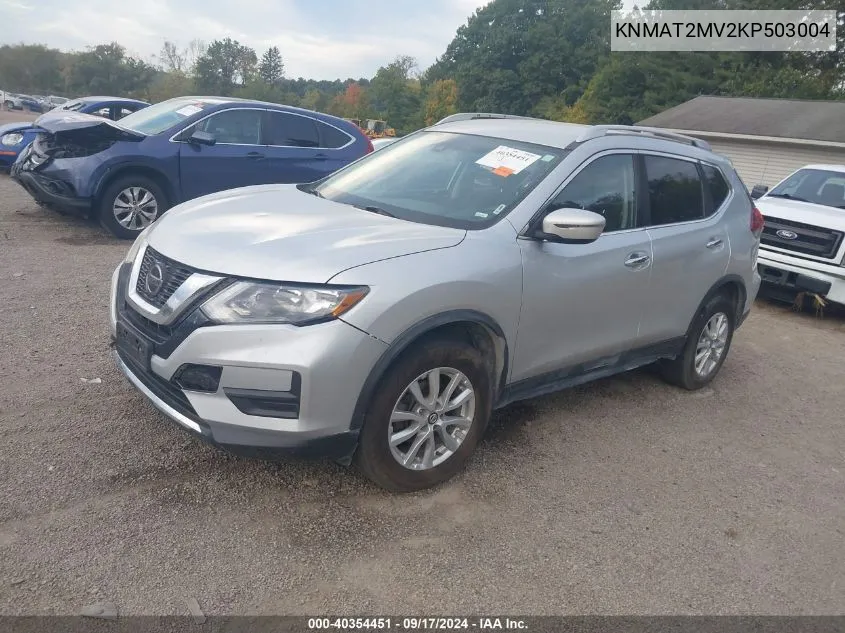 2019 Nissan Rogue S/Sv VIN: KNMAT2MV2KP503004 Lot: 40354451