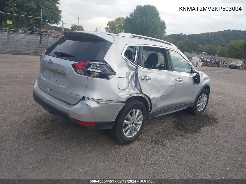 KNMAT2MV2KP503004 2019 Nissan Rogue S/Sv