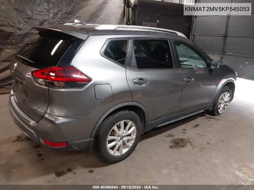 KNMAT2MV5KP545053 2019 Nissan Rogue Sv