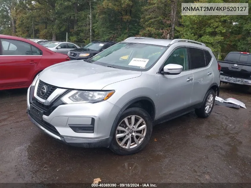 2019 Nissan Rogue Sv VIN: KNMAT2MV4KP520127 Lot: 40369390