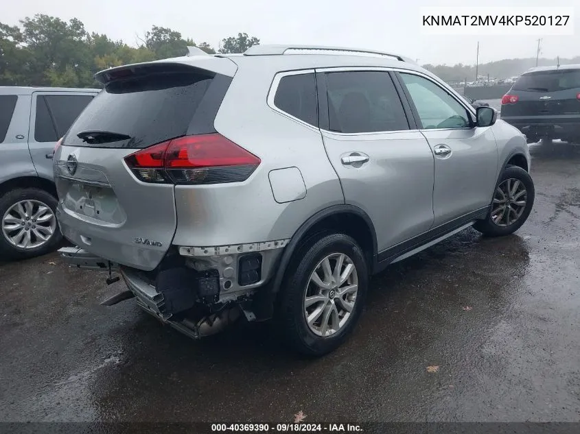 2019 Nissan Rogue Sv VIN: KNMAT2MV4KP520127 Lot: 40369390