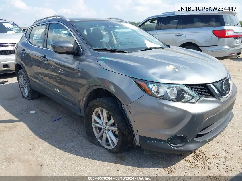 2019 Nissan Rogue Sport Sv VIN: JN1BJ1CP5KW234447 Lot: 40370284