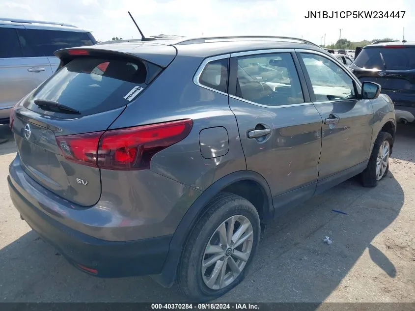 2019 Nissan Rogue Sport Sv VIN: JN1BJ1CP5KW234447 Lot: 40370284