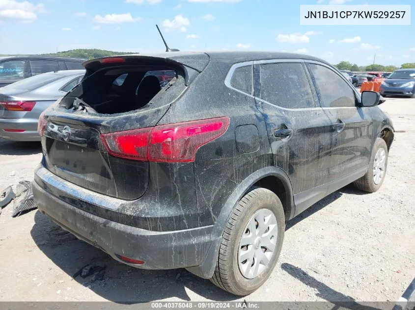 2019 Nissan Rogue Sport S VIN: JN1BJ1CP7KW529257 Lot: 40375048