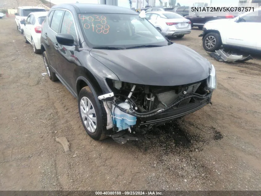 5N1AT2MV5KC787571 2019 Nissan Rogue S/Sl/Sv