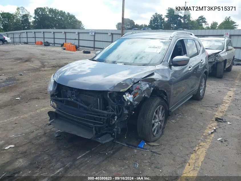 KNMAT2MT3KP515371 2019 Nissan Rogue Sv