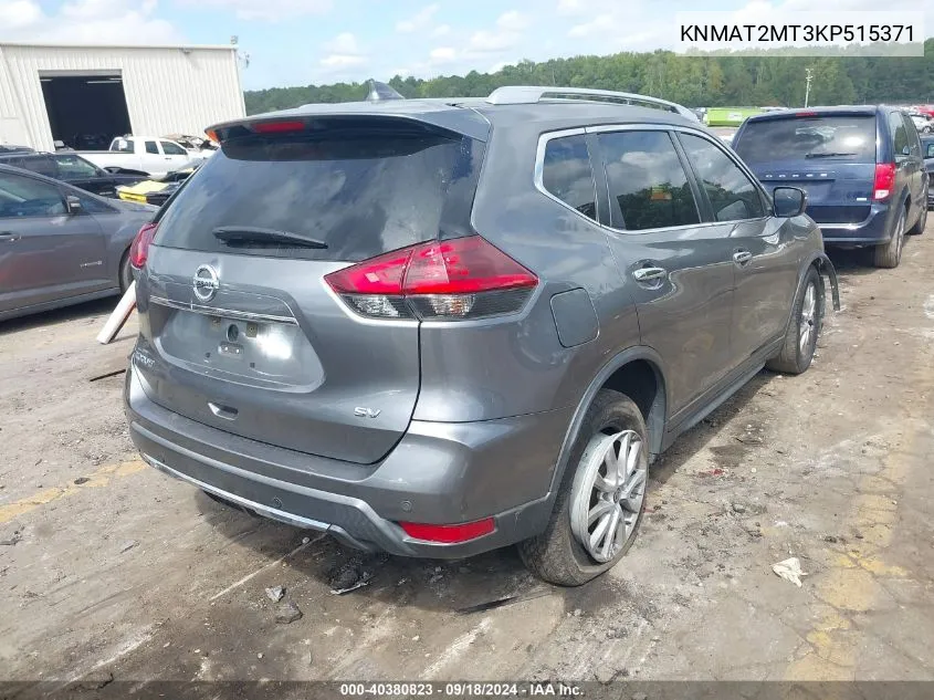 KNMAT2MT3KP515371 2019 Nissan Rogue Sv